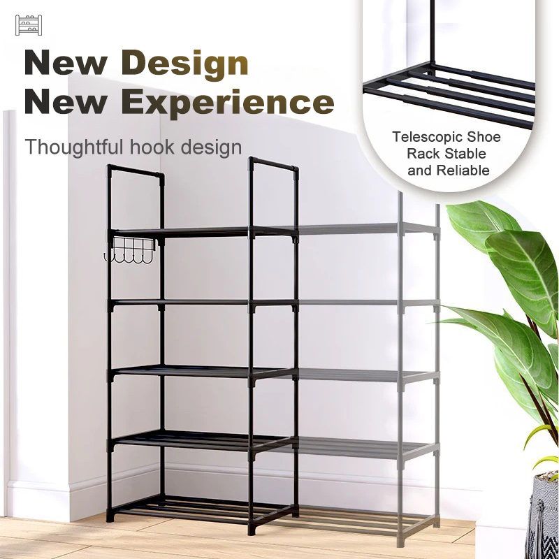 OLA Multi-Layer Shoe Rack Expandable Stainless Steel Waterproof ...