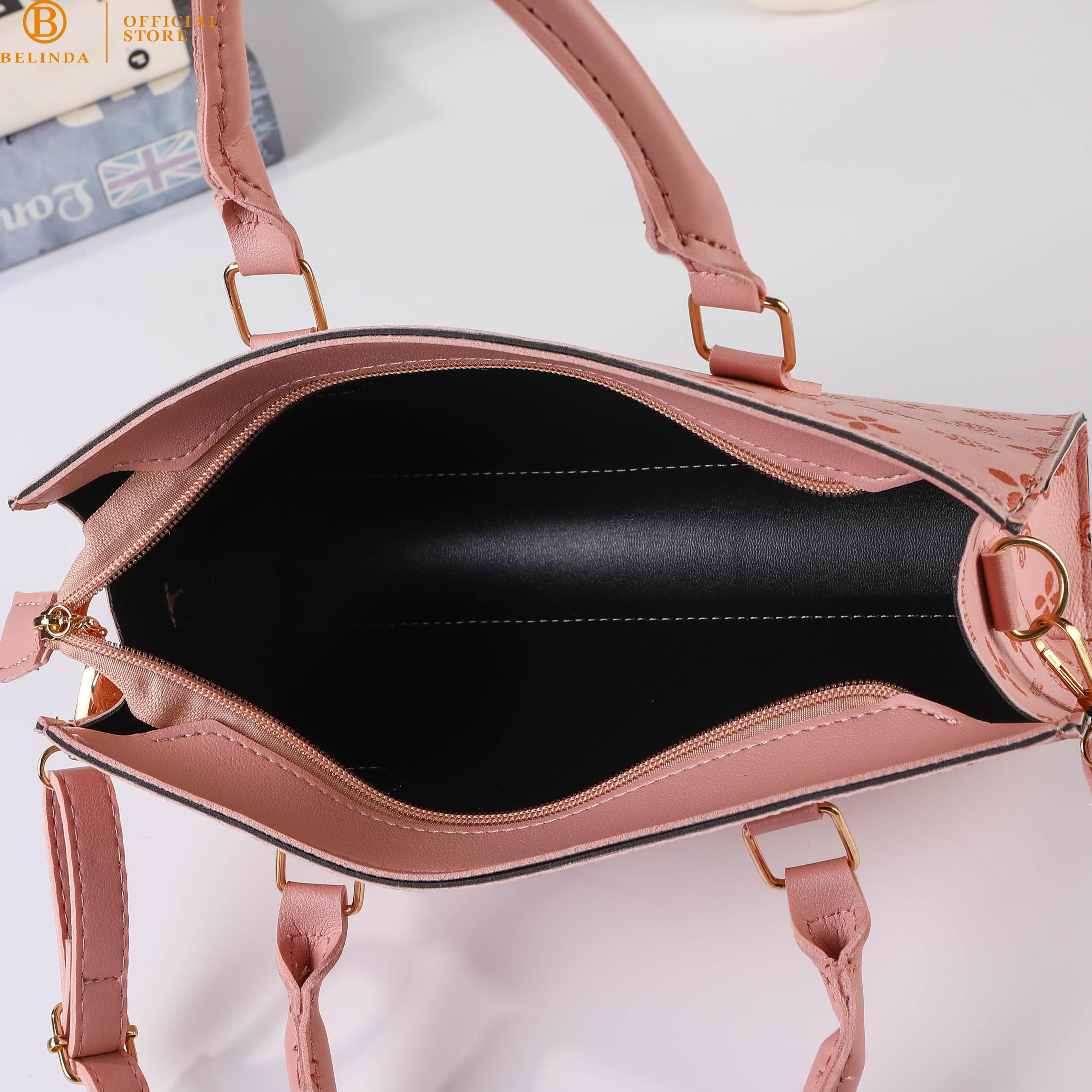 Baldinini Trend Pink PU Women Handbag main image 1