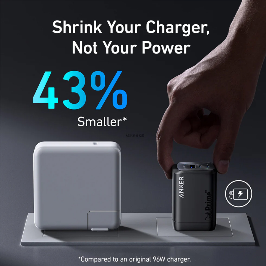 Infinix Anker Prime 100w Gan Wall Charger 3 Ports | Shopee Philippines