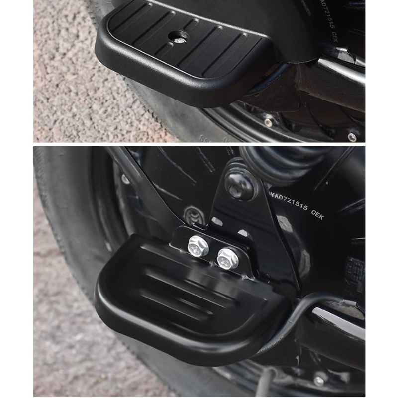 E Bike Rear Footrest Foot Pedal Rear Wheel Footpegs Non-slip Rear Seat ...