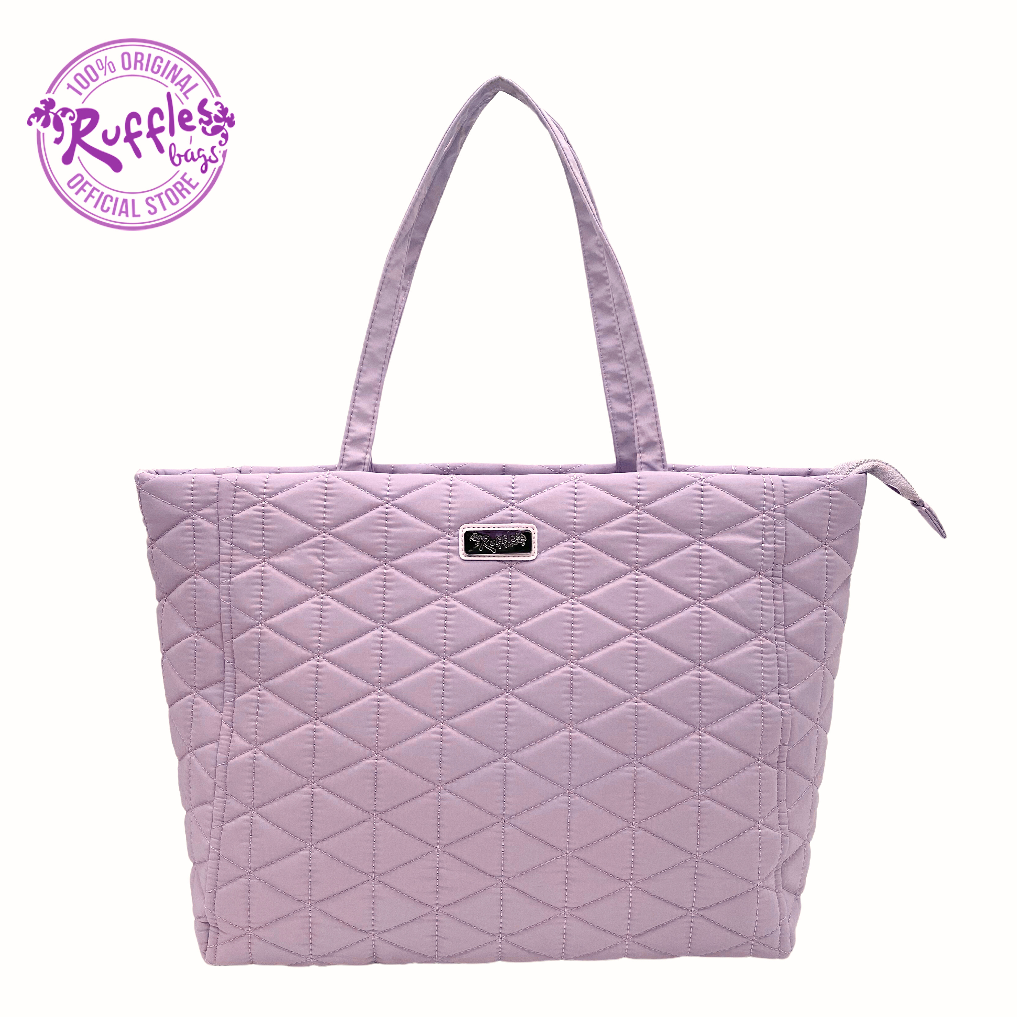 Ruffles Bags Trina Tote Bag (Black, Khaki, Peach, Purple) | Shopee ...