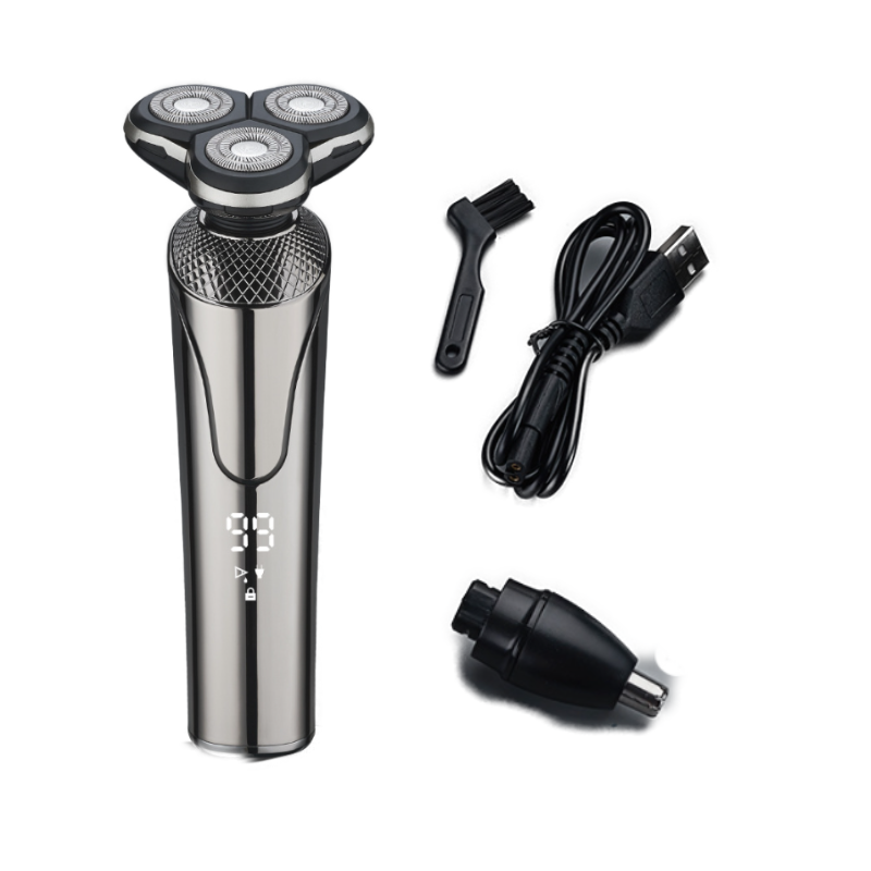 2in1 Multi-Function Electric Shaver for Men Rechargeable 3D Float Razor ...