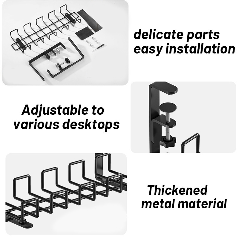 Ready Stock Under Table Storage Cabinet Rack Tray Desk Socket Holder ...