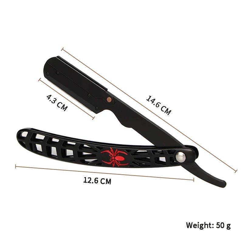 Labaha Folding Shaver Edge Barber Razor Manual Stainless Steel Beard ...
