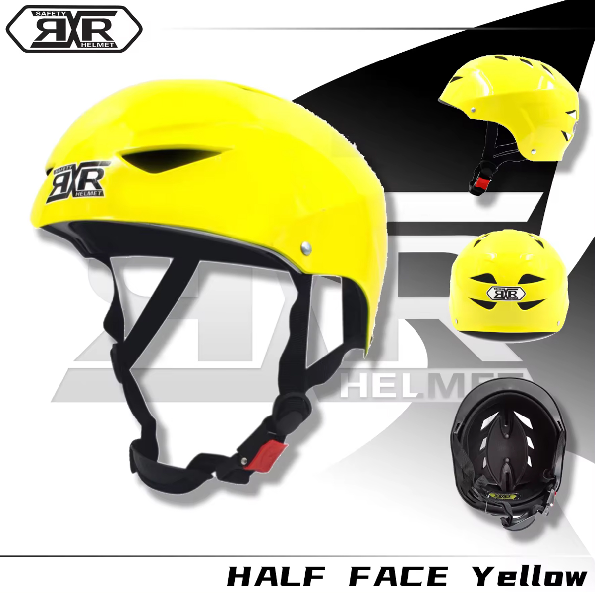 RXR R066-E Nutshell Helmet Unisex(E-Bike, Bicycle, Motorcycle)Open Face ...