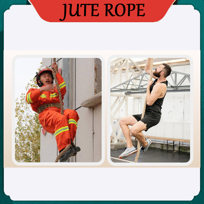 5m/10meters Diameter 20mm-25mm-30mm Jute rope/battle rope/natural jute ...