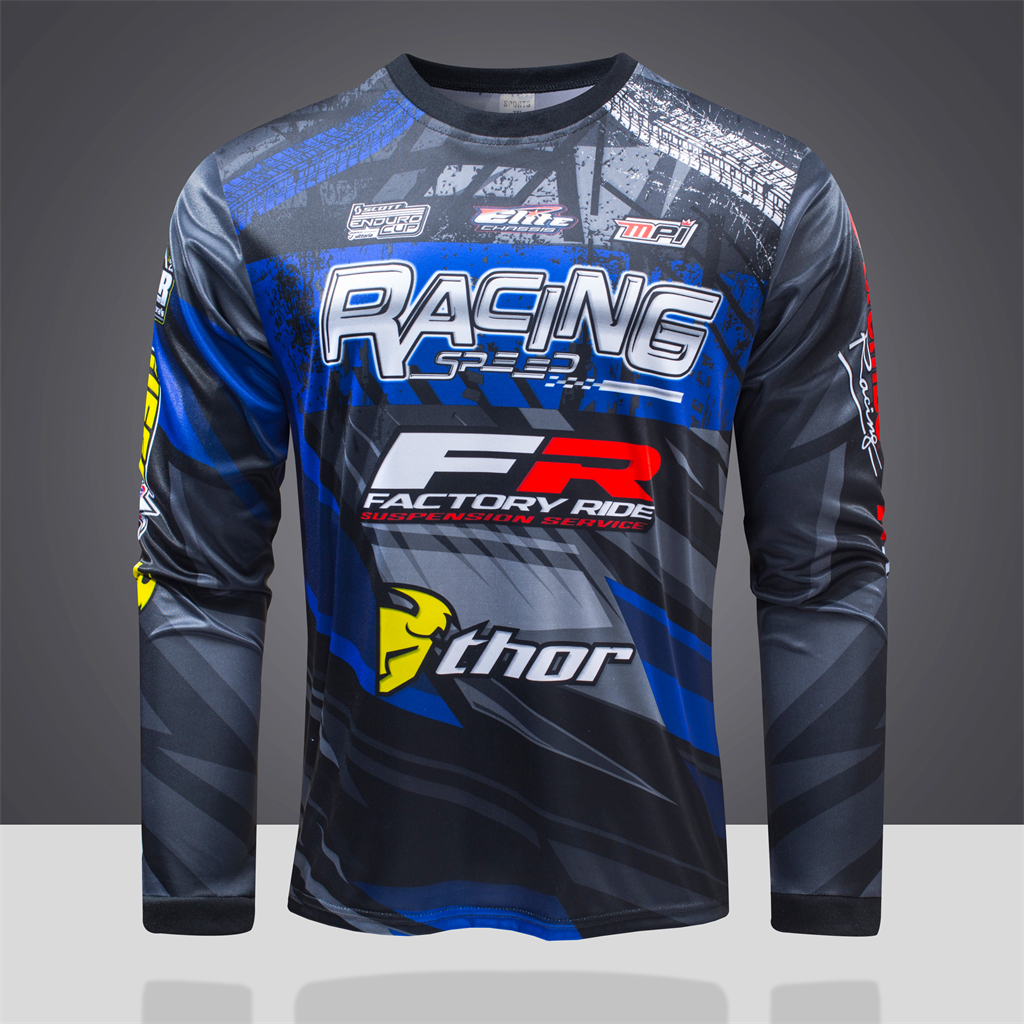 Motorcycle Jersey shirt rider LongSleeve cycling for men New style Bike ...