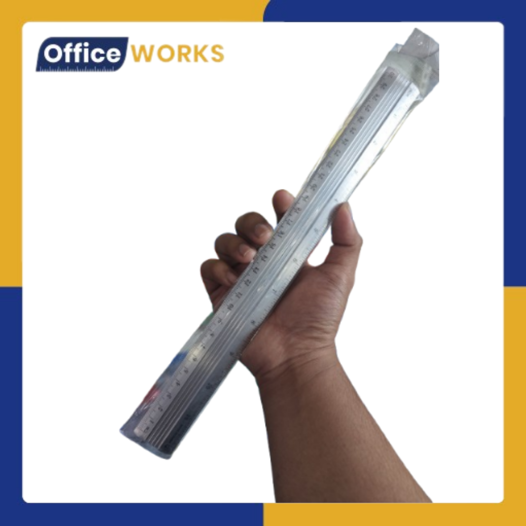 Aluminum Hard Metal Ruler 12inches / 30cm | Shopee Philippines