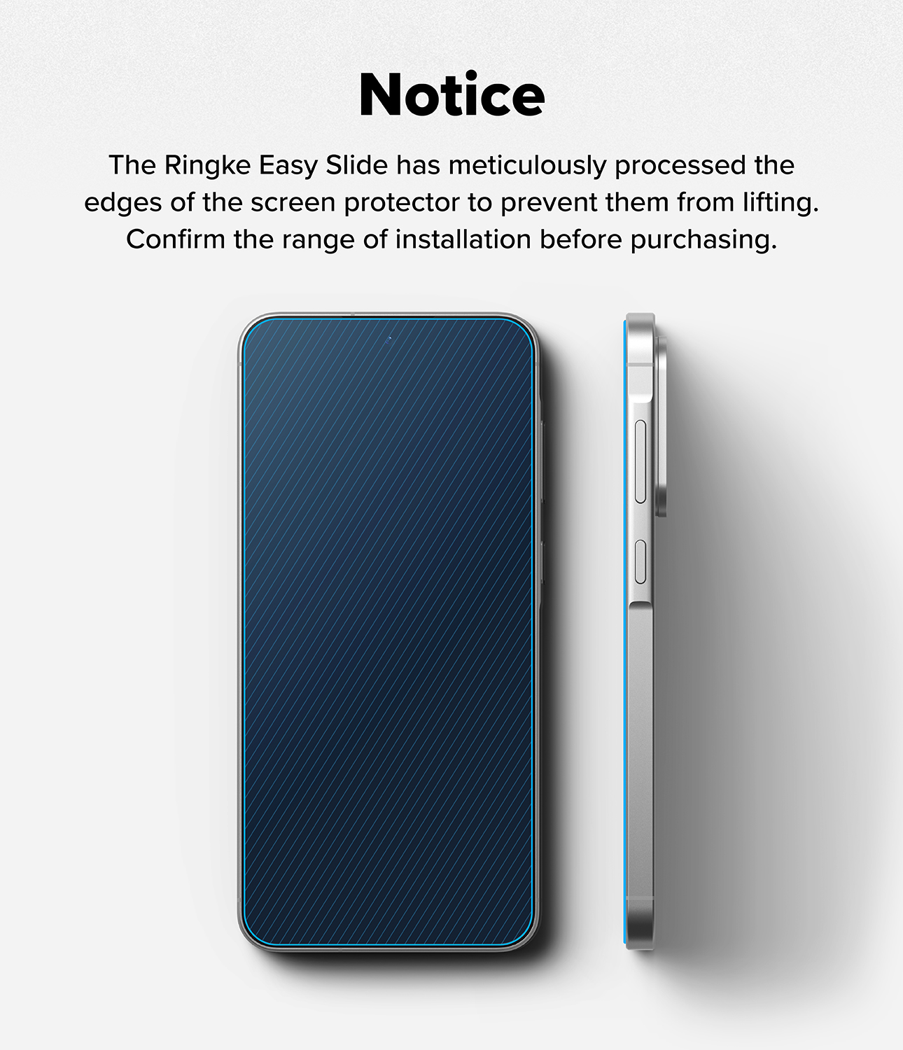 Ringke Easy Slide Tempered Glass Screen Protector for Samsung Galaxy ...