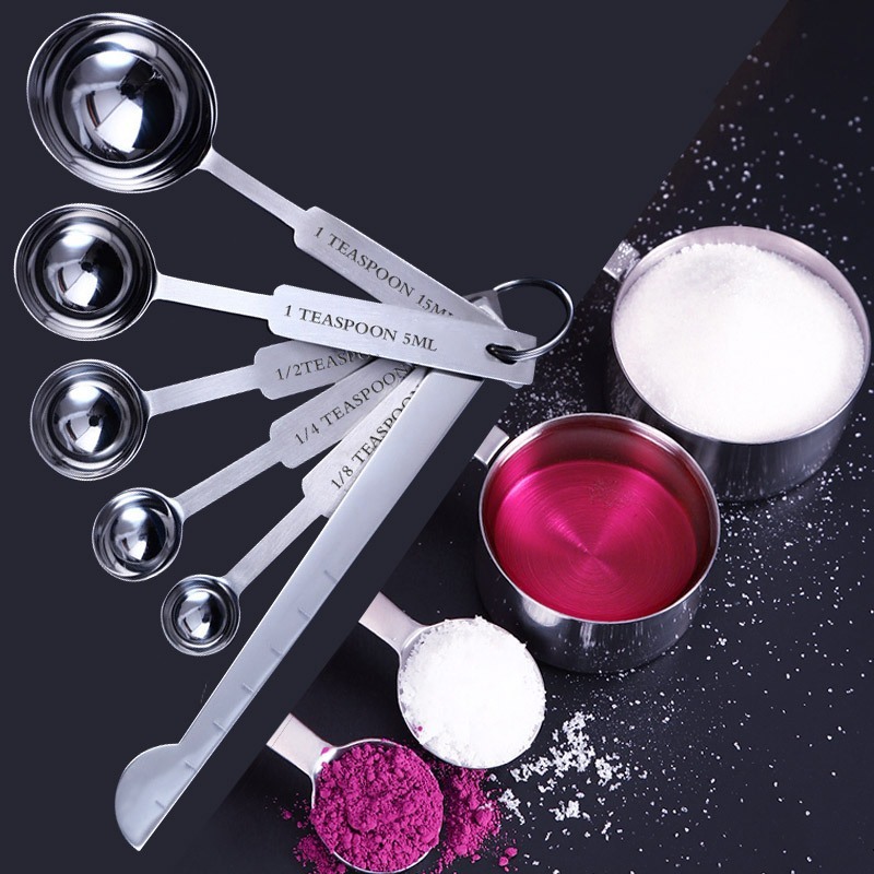 10pcs/Set 304 Stainless Steel Measuring Cups And Measuring Spoons For ...