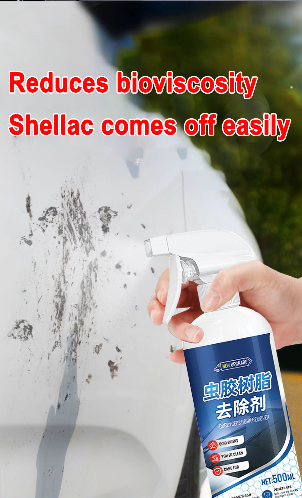Sticker Remover Spray 500ML Car Sticker Remover Car Window Film ...
