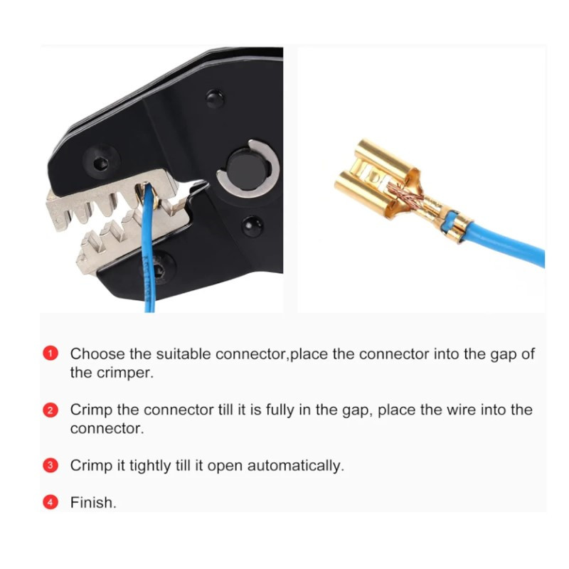 (COD)SN58B Mc4 Crimping Tool Crimping Pliers Terminal Insulation Male ...