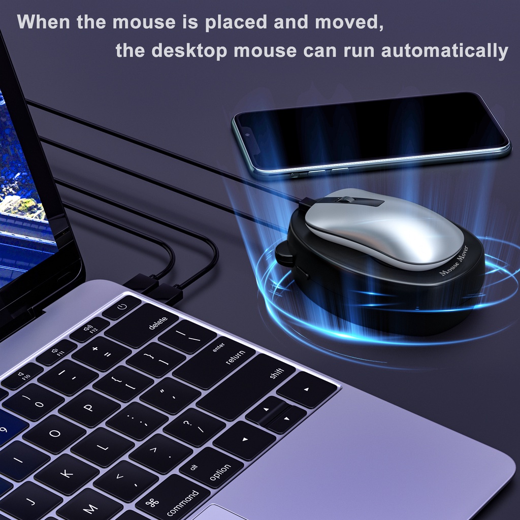 USB Port mouse jiggler Mover Keep Your PC Desktop Running driverless ...