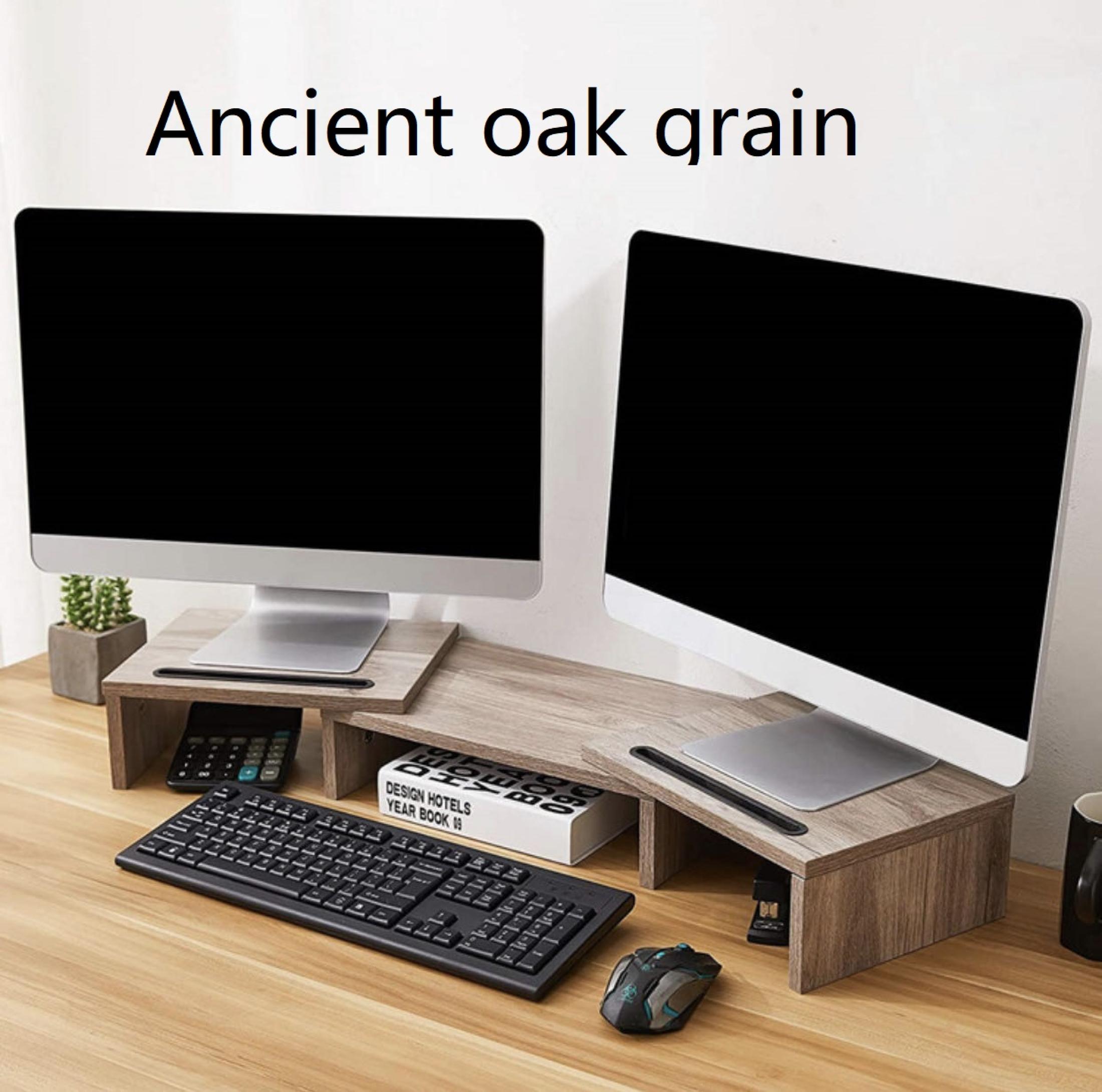 3 Shelf Screen Stand with Adjustable Length and Angle Dual Triple ...