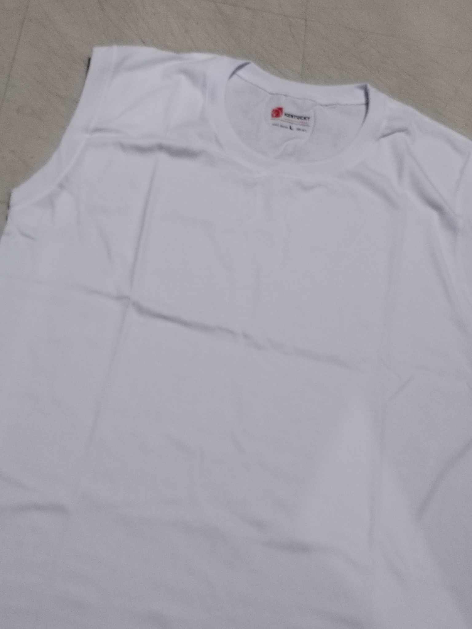 Kentucky Muscle Sando for Men - Plain White, Cotton, 1pc and 3pcs ...