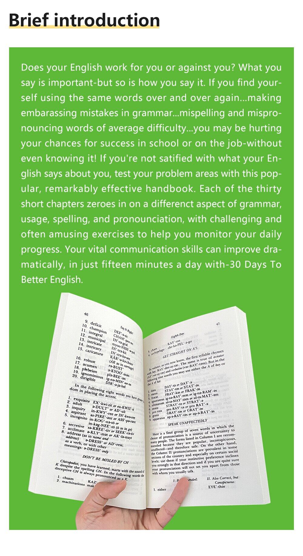 Brand New 30 Days Improve English Skills Thirty To Better Classic