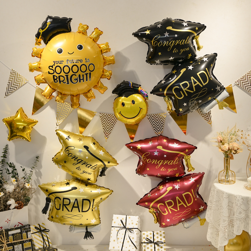 Graduation Foil Balloons Frame for Graduation Photography Prop ...