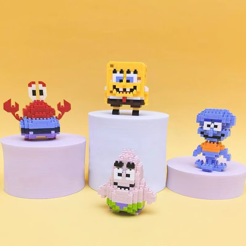 【DUZ】Disney Building Blocks Cute Sanrio Kuromi Bricks Toys For Kids ...