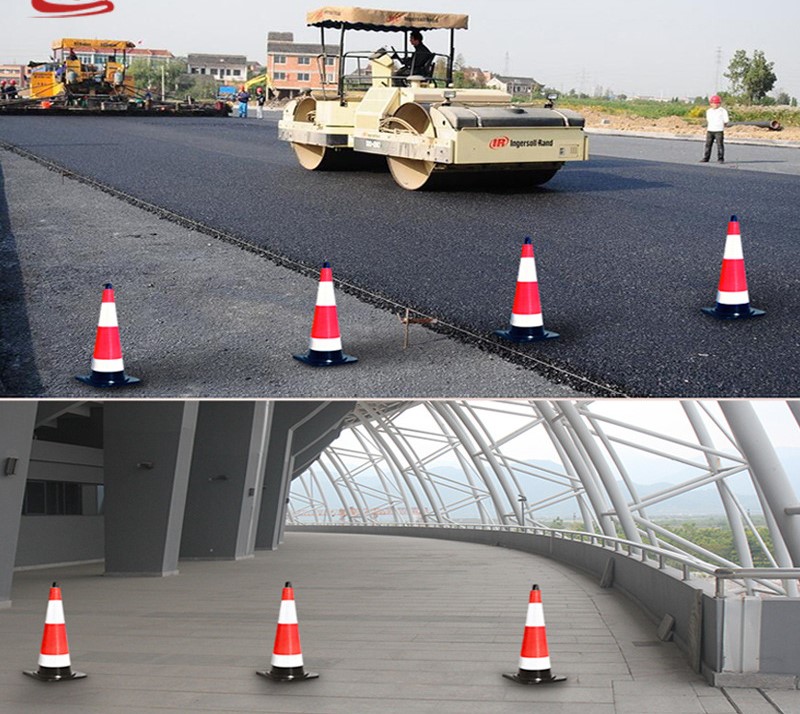 60CM 70CM 90CM rubber cone roadblock cone ice cream cone traffic safety ...
