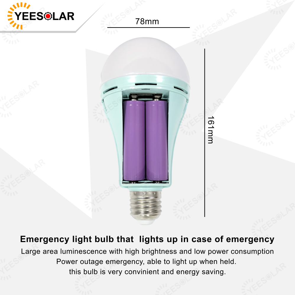YEELITE 20W Multi-Function LED Bulb Battery Backup Emergency Light ...