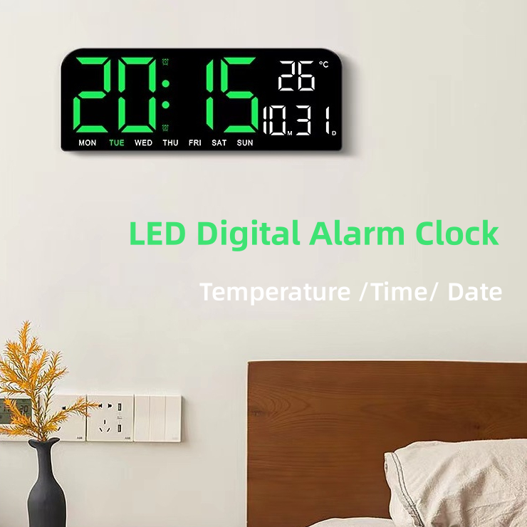 LED Digital Wall Hang And Display Stand Clock With Timer & Countdown ...
