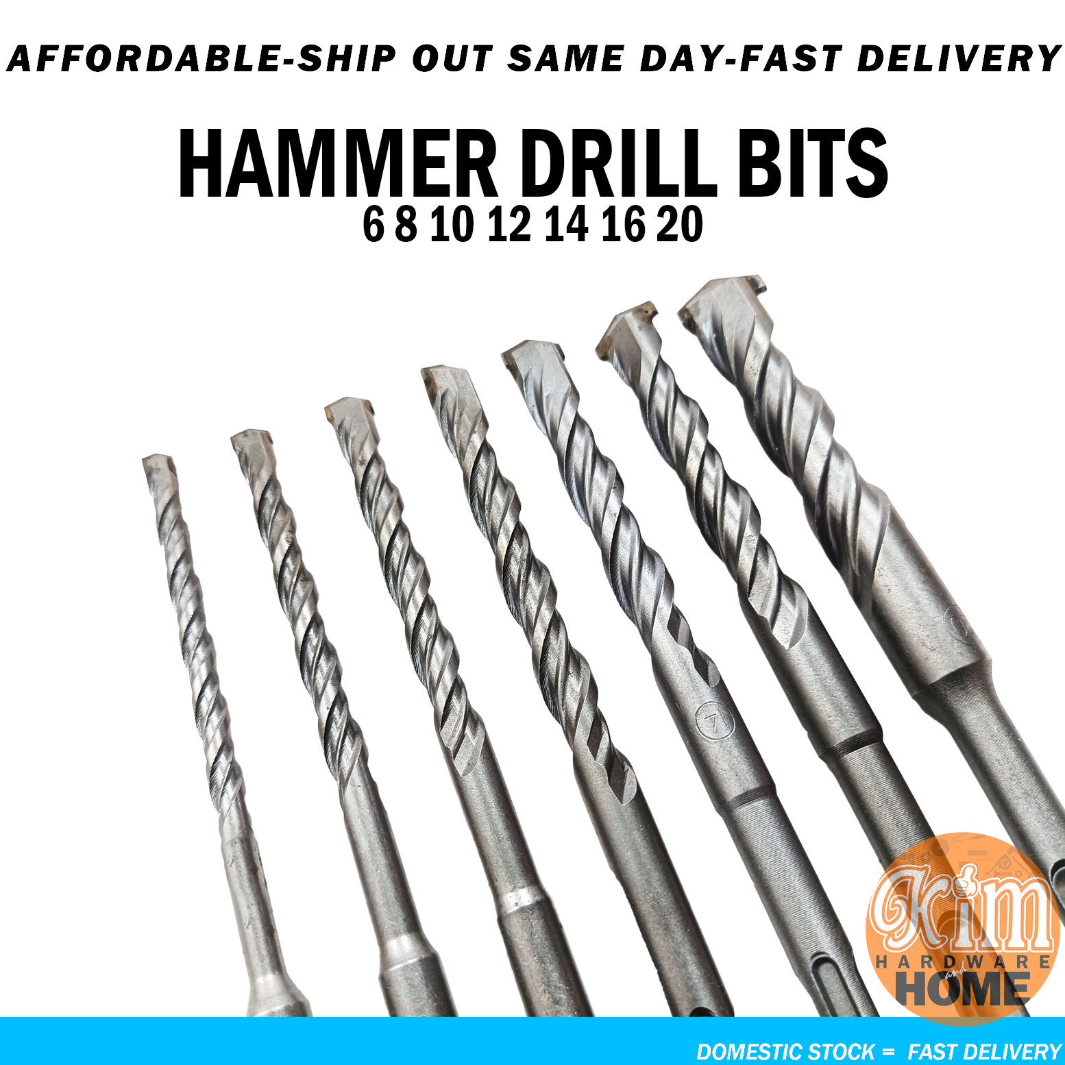 KIM SDS Hammer Drill Bits For Wall Concrete Masonry Sold/Pc Drilling ...