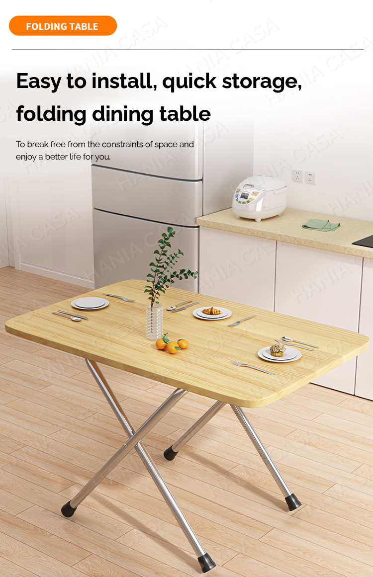 Ready Stock Folding Dining Table Foldable Desk Portable Table Household ...