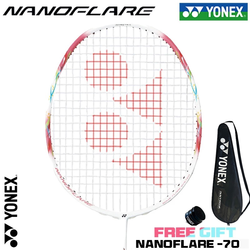 YONEX Badminton Racket NANOFLARE 70 Full Carbon Single 4U 83g 24 Lbs ...