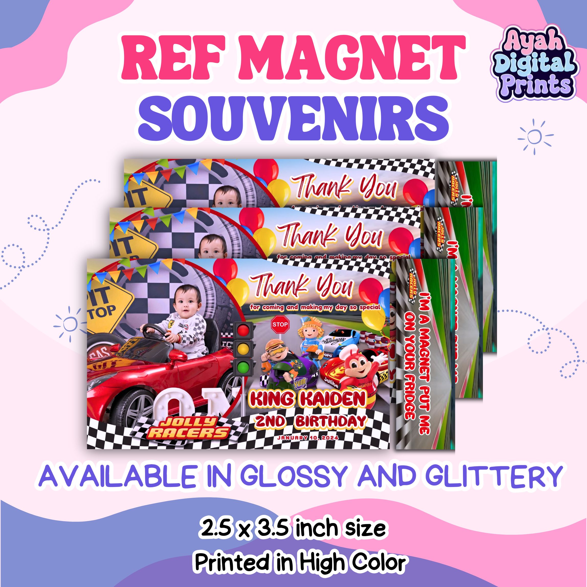 REF MAGNET SOUVENIR FOR ALL OCCASION (FREE LAYOUT FOR 30 pcs) Wedding ...