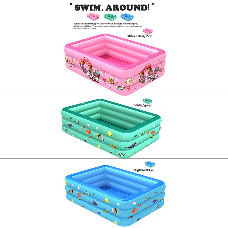 Inflatable swimming pool for kids Foldable baby pool intex Swimming ...