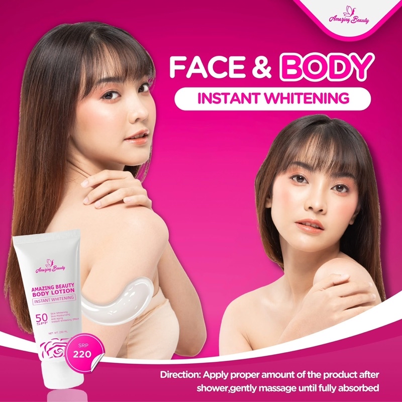 WHITENING BODY LOTION-GLUTATHIONE, COLLAGEN Lotion plus SPF 50++++ Sun ...