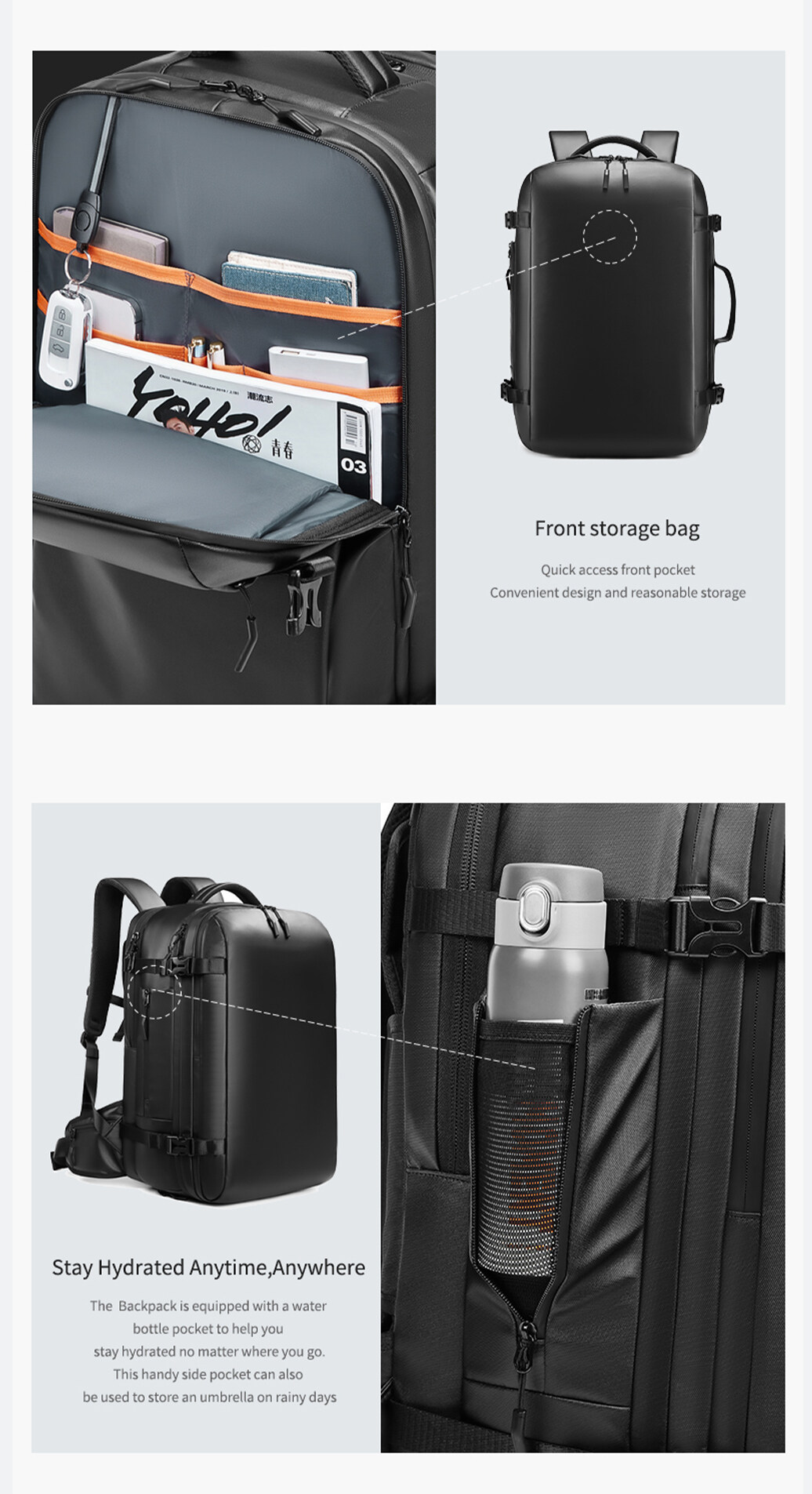 SEA CHOICE High Quality Luxury Anti-Theft Laptop Backpack 17.3 ...