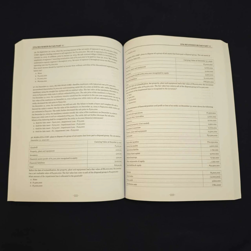 2026 CPA FAR Part Ⅱ Reviewer | Financial Accounting & Reporting | 1250 ...