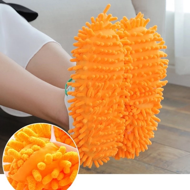 2in1 Dust Mop Slipper Shoe Rag Mop Shoes Cover Dust Mop Slippers ...