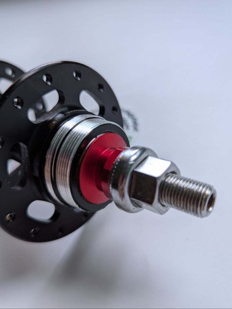 FIXIE HUB (REAR ONLY): 28 HOLES, HIGH FLANGE, HOLLOW AXLE, SEALED ...