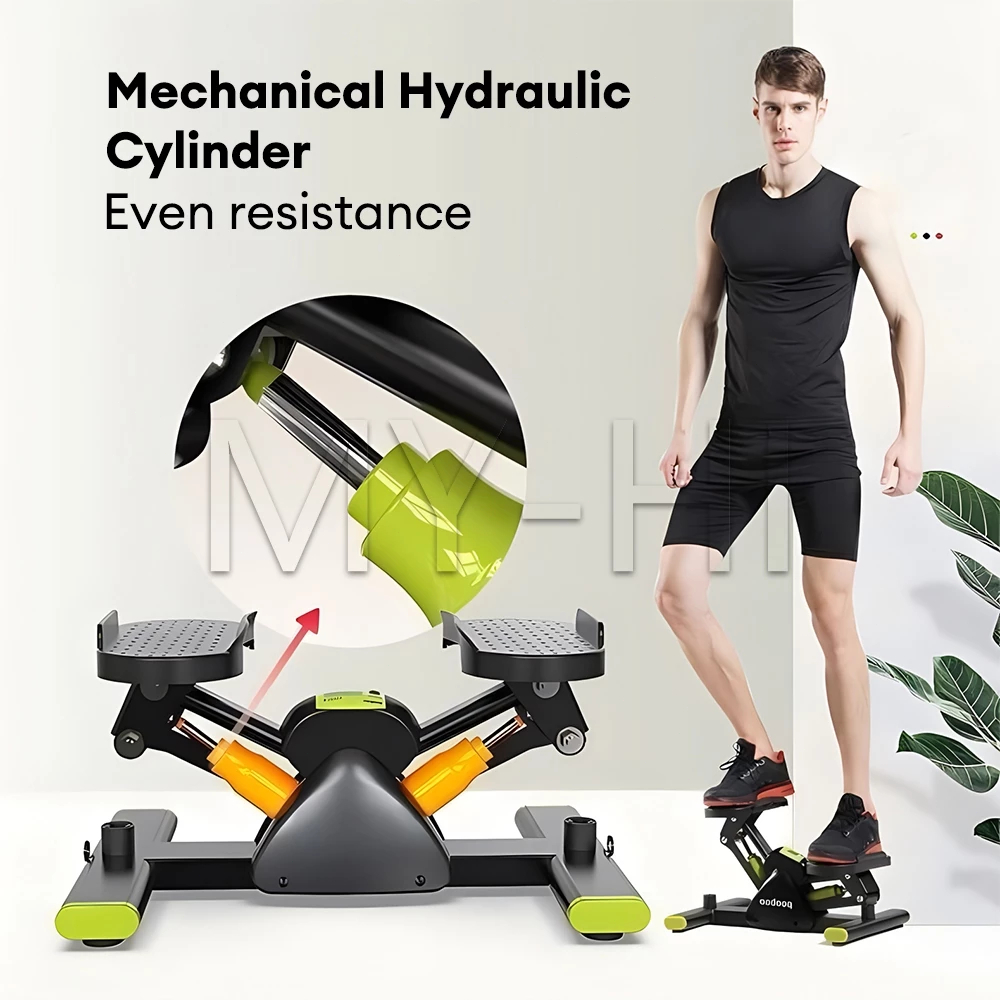 Mini V-Stepper portable treadmill machine with pull rope foot exercise ...