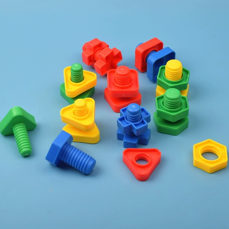 10Set 20Pcs Building Blocks Nuts and Bolts Toys Sensory Montessori ...