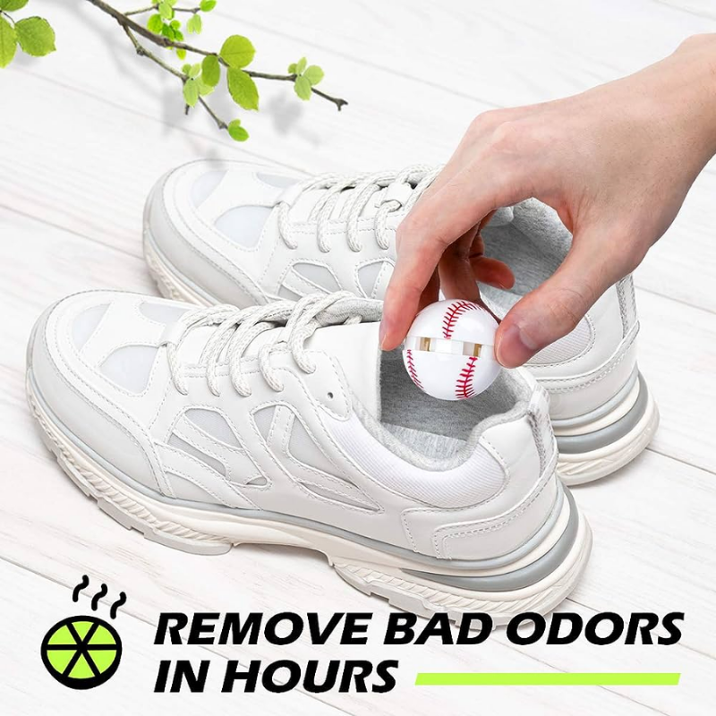 Shoe Deodorizer Balls – Odor Remover for Sneakers, Gym Bags, Lockers ...
