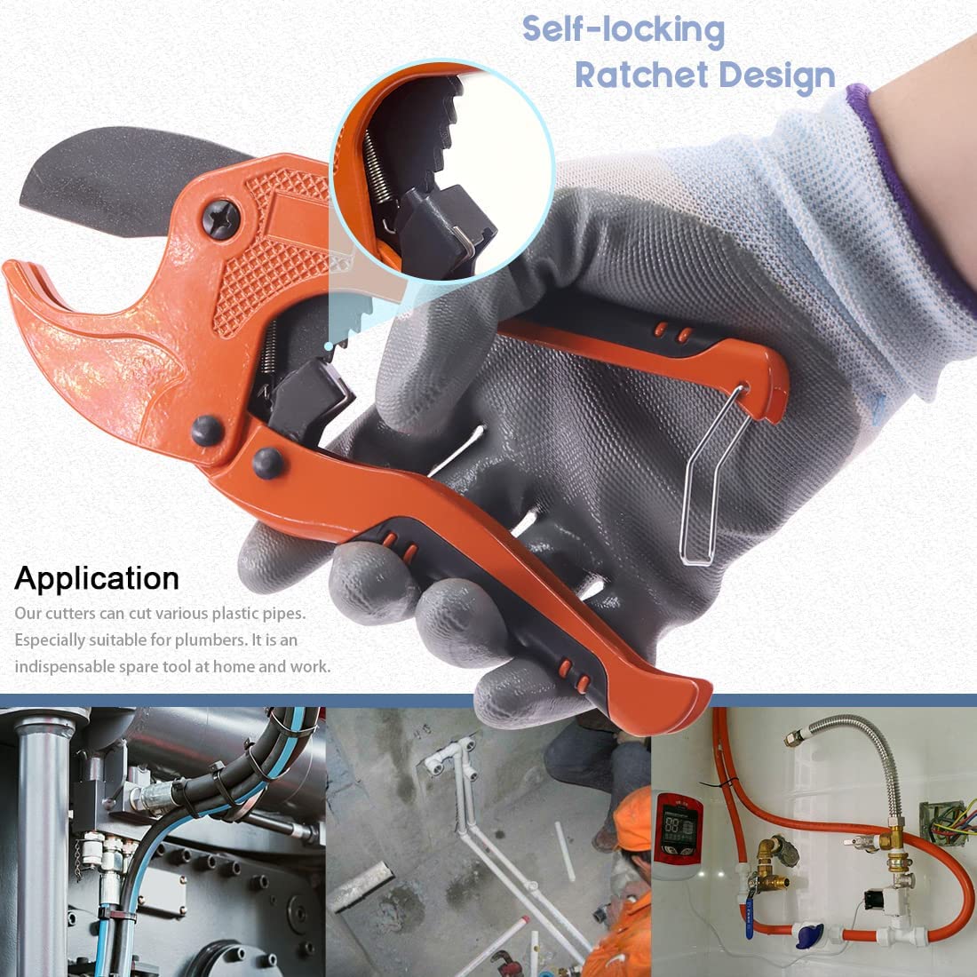 PPR PIPE CUTTER 65Mn BLADE 42mm REBOUND SCISSORS TL | Shopee Philippines