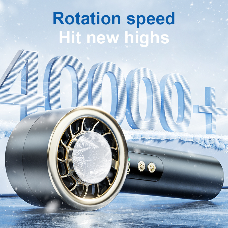 Actual Handheld desktop fan semiconductor refrigeration portable 100 ...