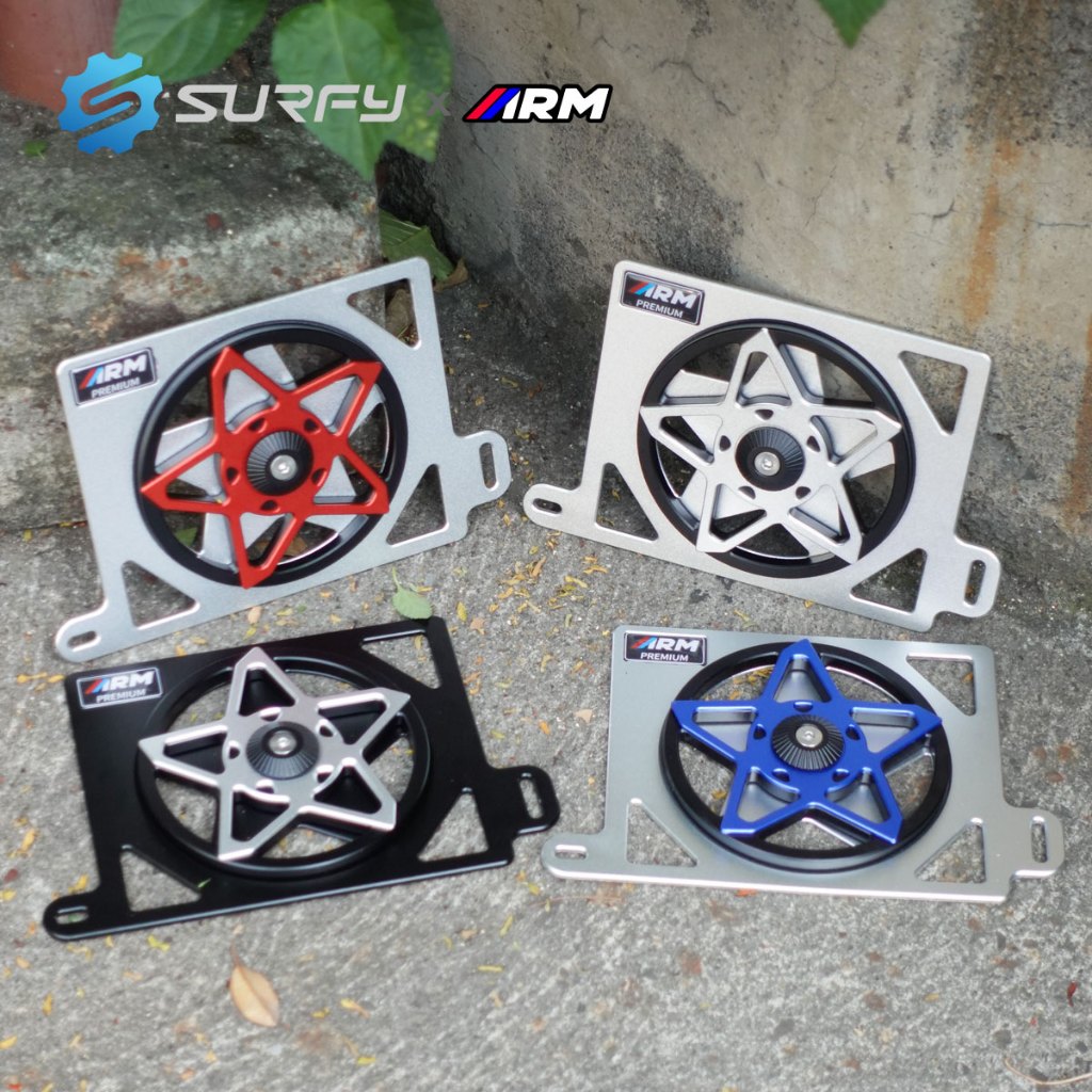 ARM Star Spinner Radiator Cover V3 Metallic Finish Design Full Alloy ...