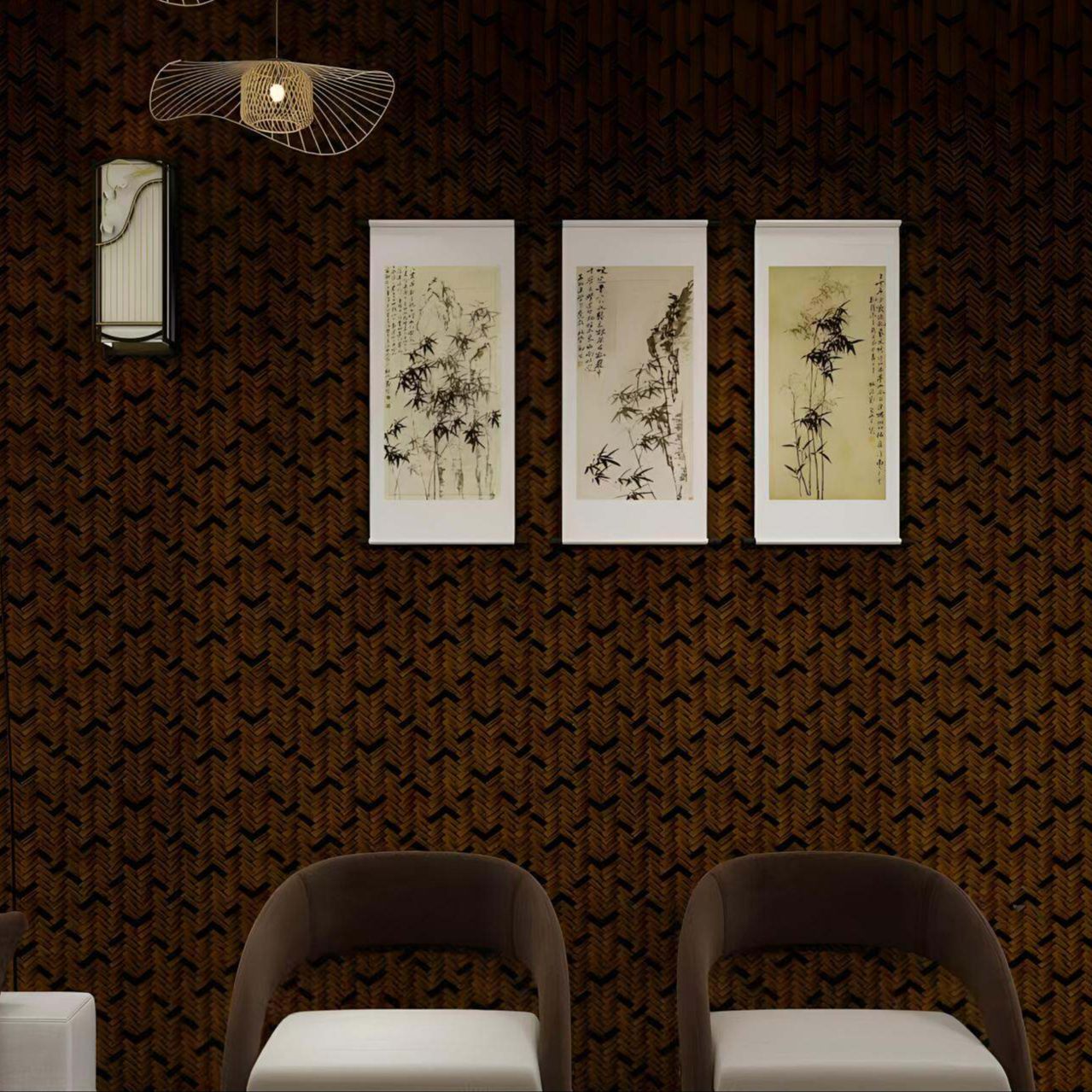 Supermax Wallpaper Japanese Style Design PVC Self Adhesive Waterproof ...