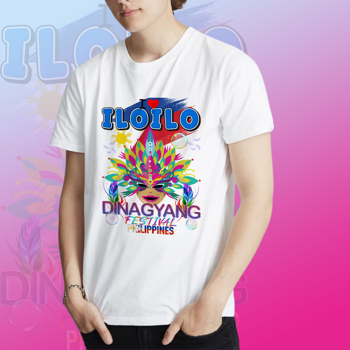 Iloilo Souvenir Tshirt For Women Men Adult & Kids Aesthetic Graphic ...