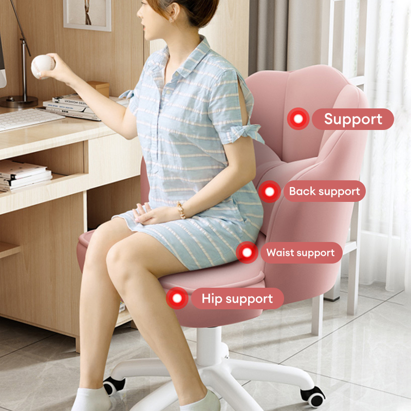 【Free Pillow】Computer Chair Adjustable Office Chair Sponge 360Latex ...