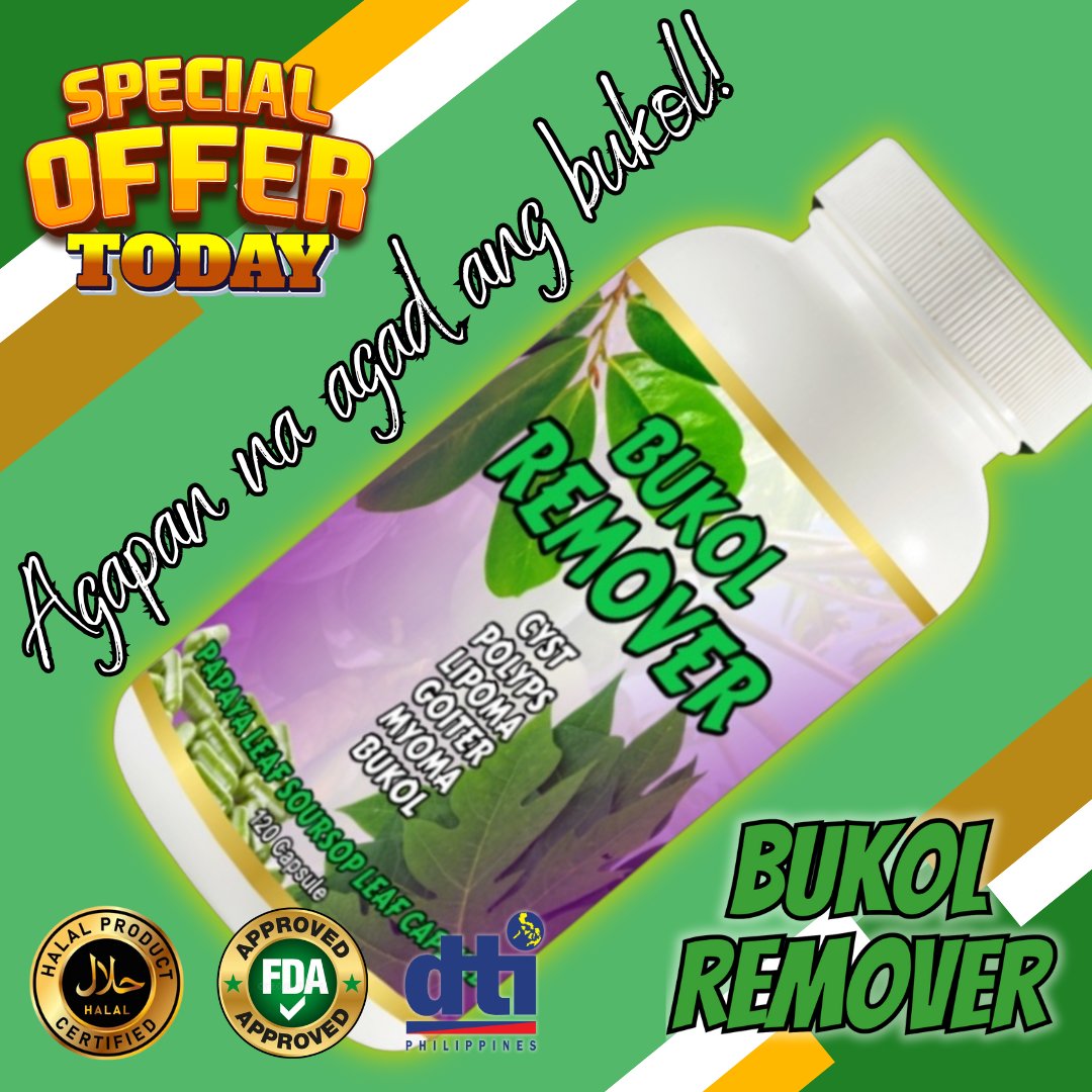 Bukol Remover 60 Caps - Natural Relief for Lumps, Bumps, and Swelling ...