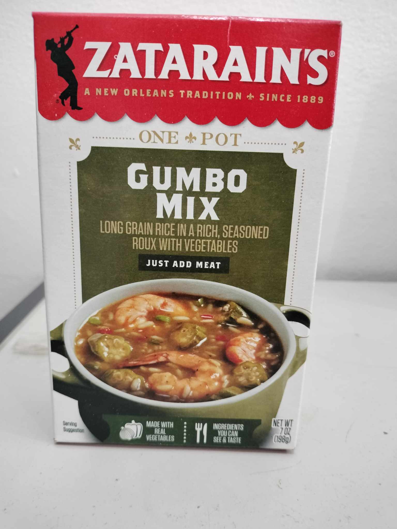 Zatarain's One Pot Gumbo Long Grain Rice Mix 7 oz box | Shopee Philippines