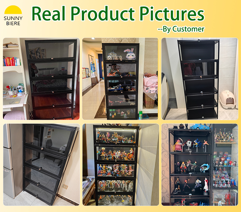 SUNNY Display Cabinet Acrylic Transparent Anime Mystery Box Storage ...
