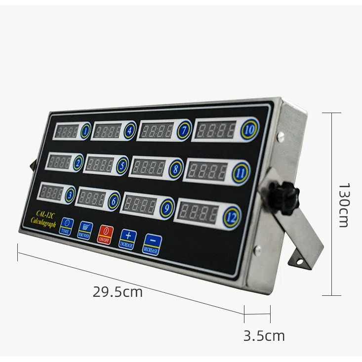 Commercial 12/16 channel timer,stainless steel 12 segment timer ...