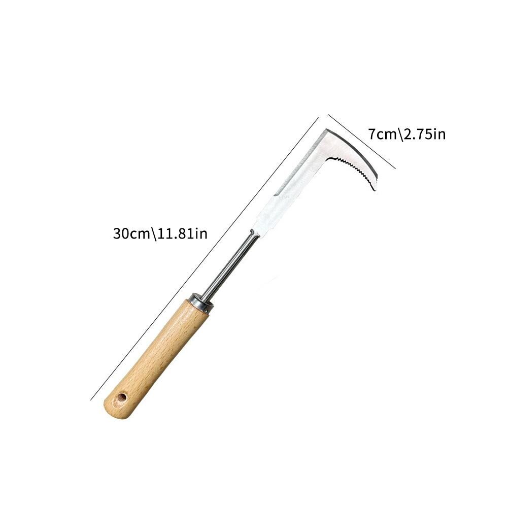 Garden Weeding Tool Weeding Puller L-Shaped Manual Crack Weeder ...