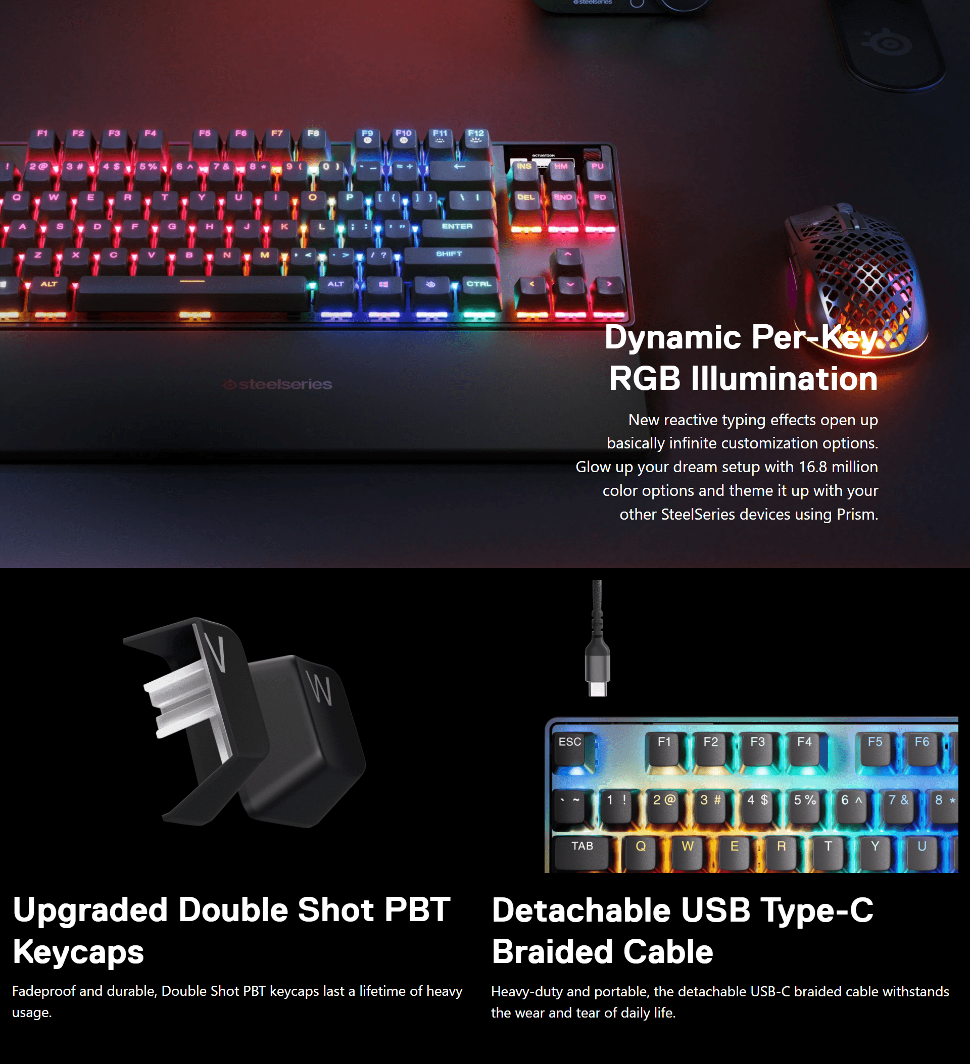 Steelseries APEX PRO TKL Gen 3 Wireless Gaming Keyboard (64871